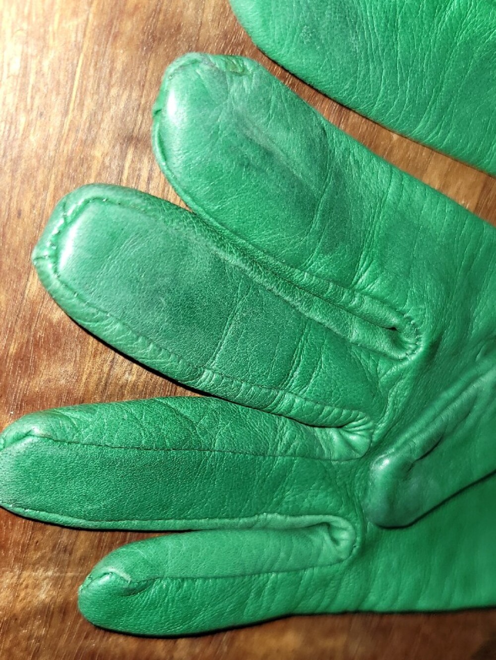 Made In Italy. Antonio Murolo. Leather Gloves With 100% Silk Lining. XL - Picture 6 of 14